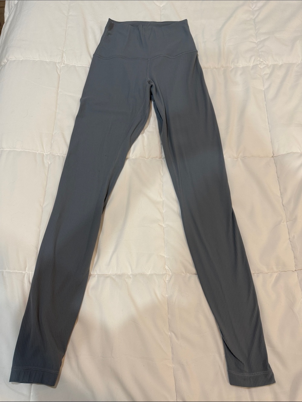 lululemon athletica Kids Ribbed High-Waist Leggings - Charcoal Gray